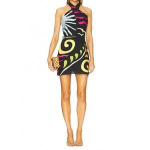 NEW CALA DE LA CRUZ veneta dress in malibu multi